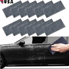 12Pcs Nano Sparkle Cloth For Car Scratches Nano Magic Cloth Scratch Remover USA