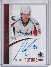 2010-11 SP Authentic Future Watch #249 Marcus Johansson RC AUTO /999