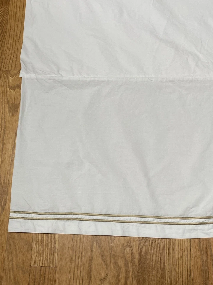 Оборудование для Восстановления Итальянский Отель Атласная Вышитая ПОЛНАЯ Юбка для Кровати Белая/Коричневая - Изображение 2 из 4