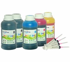 5x250ml T502 refill Ink for Epson EcoTank ET2700 ET2750 ET3700 ET3750 ET4750