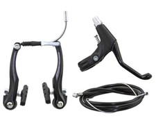AltaLine Bicycle Alloy REAR V-Brake Complete Set 110mm Black.