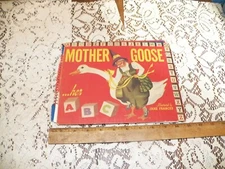 1946 MOTHER GOOSE ... Her ABC Illustrated by Jane Frances - Saalfield Publishing