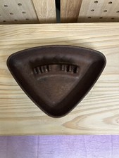 Vintage Ges-Line 361 MCM Brown Triangle Ashtray Made In USA EUC