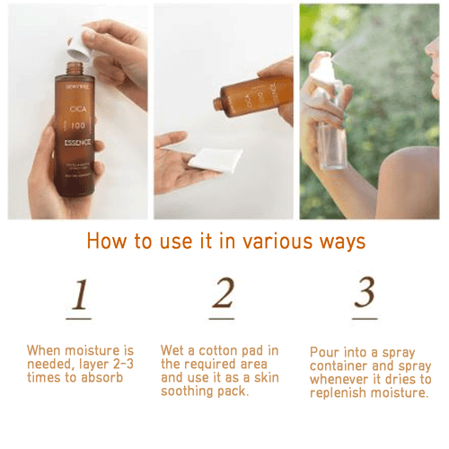 DewyTree Cica 100 Essence 160 ml (5,4 oz) - Un ingrediente 100% / certificación vegana - Imagen 12 de 12