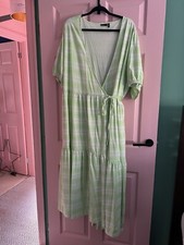 ASOS Tiered Wrap Summer Dress Size 30