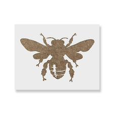 Bee Stencil - Durable  Reusable Mylar Stencils