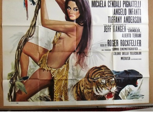 Gungala La Pantera Nuda (Kitty Swan) Italienisches Filmplakat Manifest (4F) 60er - Bild 2 von 3