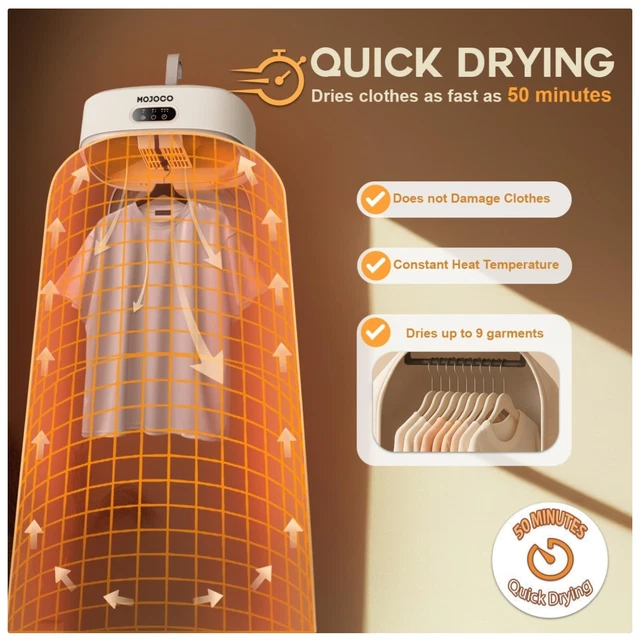 Mini Séchoir compact pour appartement - Du calme & Efficace
