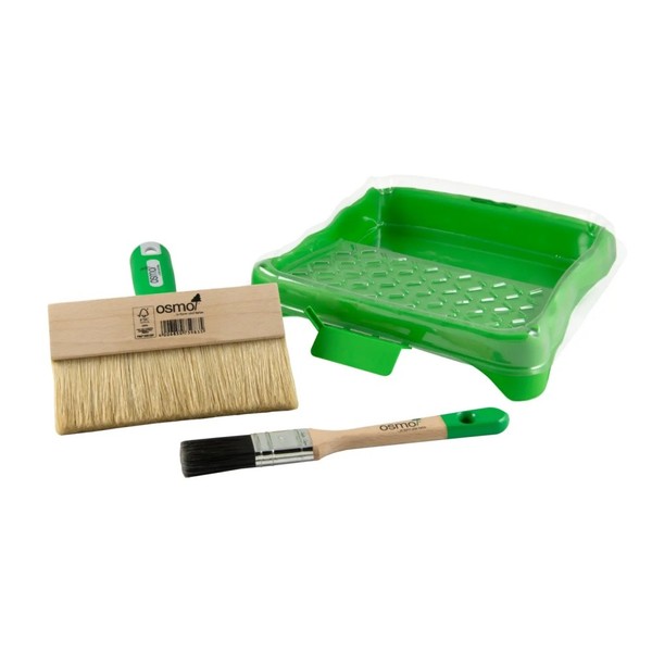 Osmo Terrassen Streichset FüR Terrassen ÖLe Inklusive BüRste Pinsel Und Wanne-image