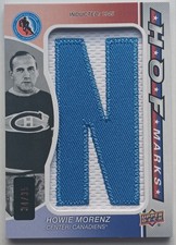 2024-25 SPGU HOF Marks Howie Morenz /35 Montreal Canadiens