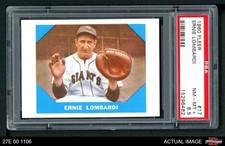 1960 Fleer #17 Ernie Lombardi Giants / Reds HOF PSA 8.5 - NM/MT+