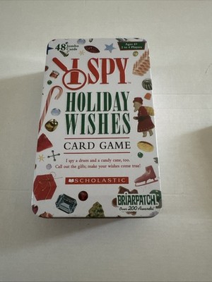 Scholastic Boardgame I Spy - Holiday Wishes Tin Box 