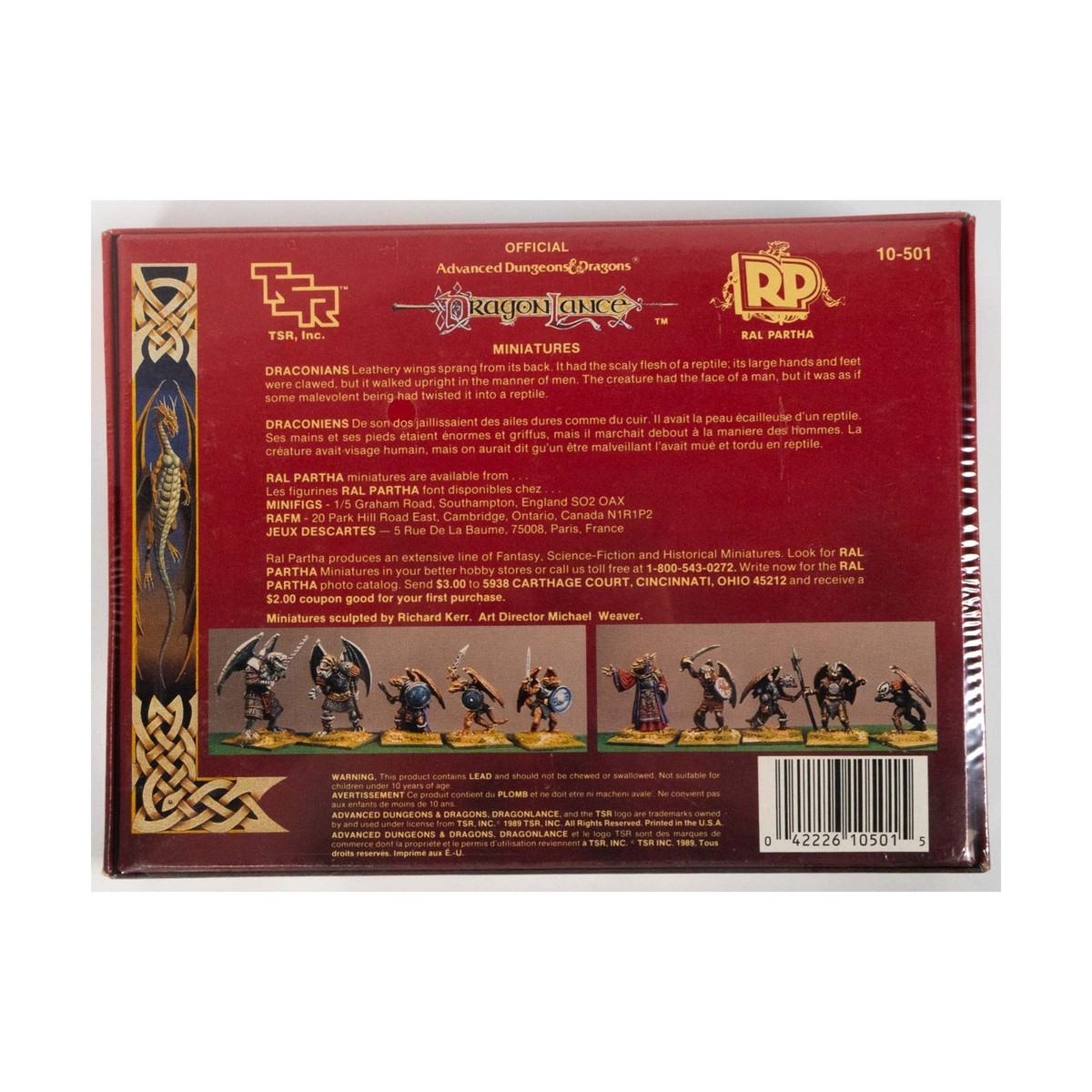Ral Partha Dungeons & Dragons Dragonlance Chot Et-Kalin Miniature