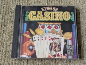 King of Casino Turbografx 16 TG16 Complete CIB Tested Working