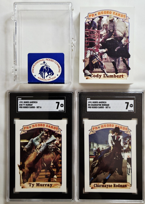 1991 Rodeo America Complete (50) Card Set W/ Ty Murray Rookie RC 1991 Rodeo America Complete (50) Card Set W/ Ty Murray Rookie RC