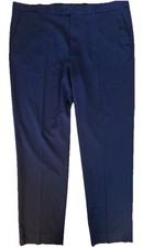 Nautica Men  s Dress Suit Pants, Navy Blue Gaff Business Trousers 44x33 NWT