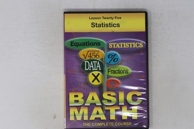 Basic Math the Complete Course Lesson Twenty Five Statistics DVD