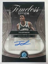 Tyler Smith 2025-26 Bowman #TTA-TS Timeless Touch Auto Bucks