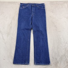 Vintage 80s Levi's 517 0215 Orange Tab Bootcut Jeans Men 36x31 Tag 38x32 USA
