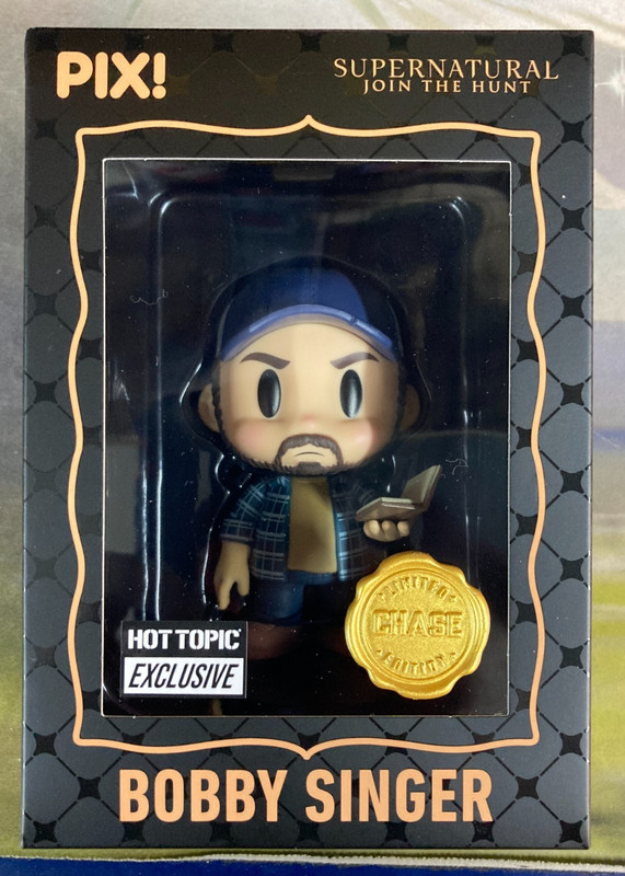 Thrilljoy Pix Hot Topic Supernatural Bobby Singer Chase Vinyl Figure