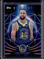 2025-26 Topps Midnight Stephen Curry Moonfall Dusk #/75 Warriors