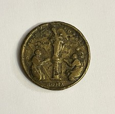 médaille religieuse en bronze NOTRE DAME DU PILAR XVIIIe ( Vierge du pilier )