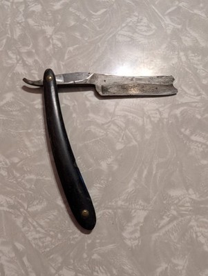 Antique Wade & Butcher Straight Razor Sheffield Early Wedge 5 3/4  Blade