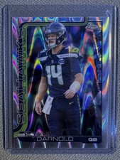 Sam Darnold Seattle Seahawks 2025 Topps Chrome Ray Wave Refractor #275