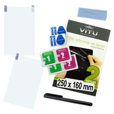 2 Stück ORIGINAL VITU Schutzfolie für E-Reader-Tablets 250 x 160 mm 25 x 16 cm