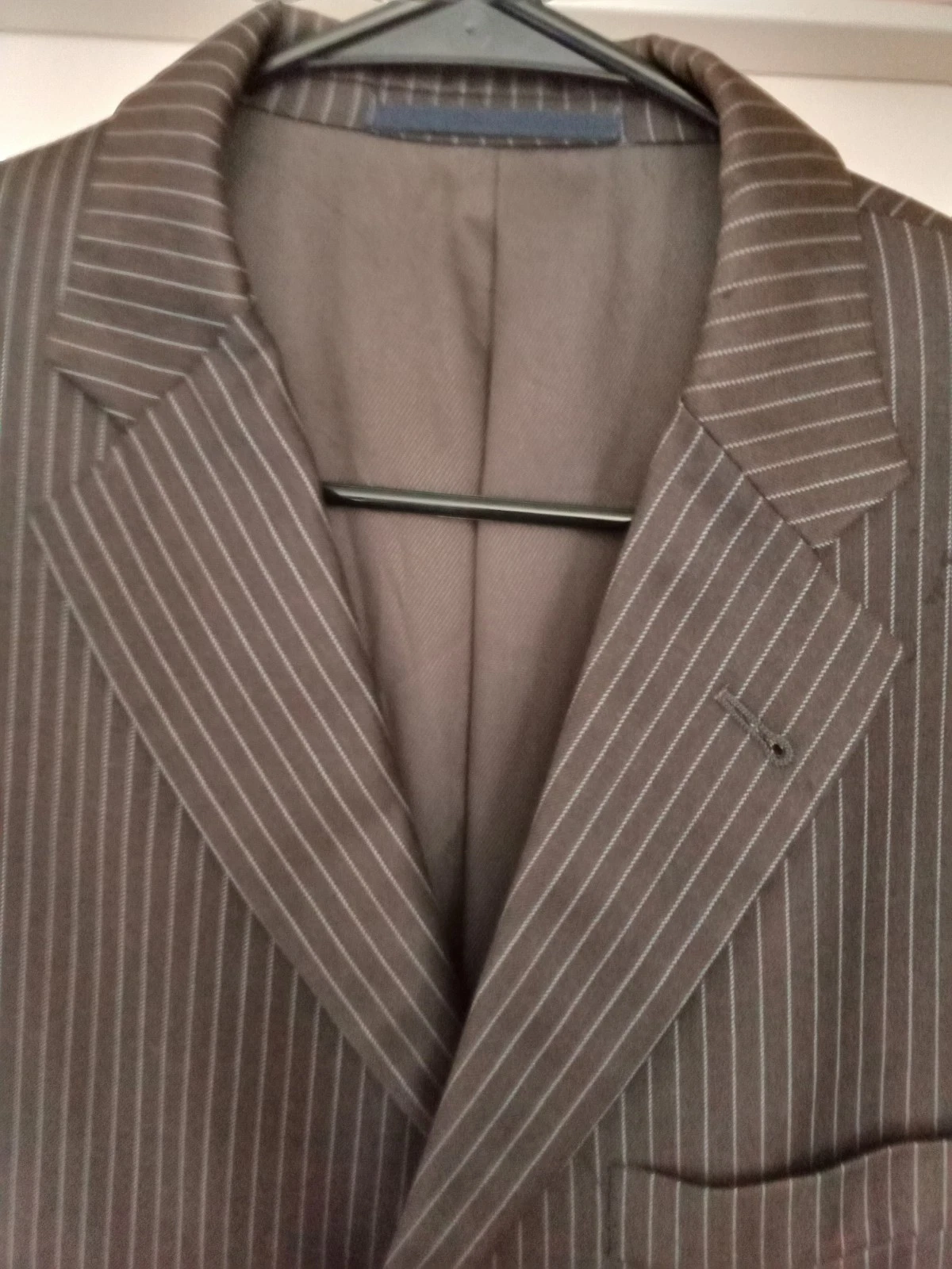 Cappotto tuta uomo punto singolo Burberry London taglia 42 lungo 100% lana made USA