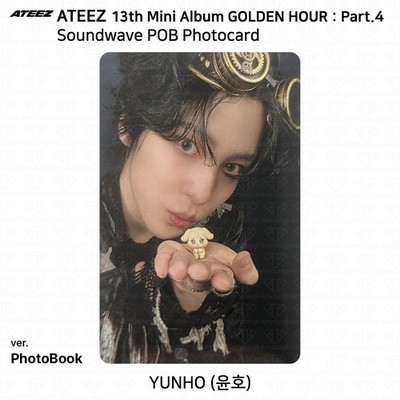 ATEEZ 13th Mini Album Golden Hour Part.4 Soundwave POB Photocard