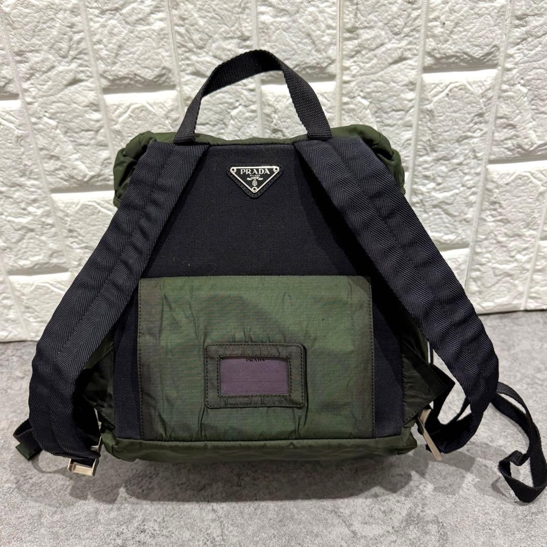 PRADA Backpack Drawstring Mini Rucksack Waist Pou… - image 6
