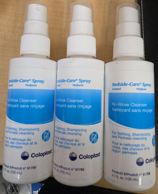 Coloplast 3 Bedside-Care Rinse-Free/Shampoo & Body Wash Scented 4.1 oz. each
