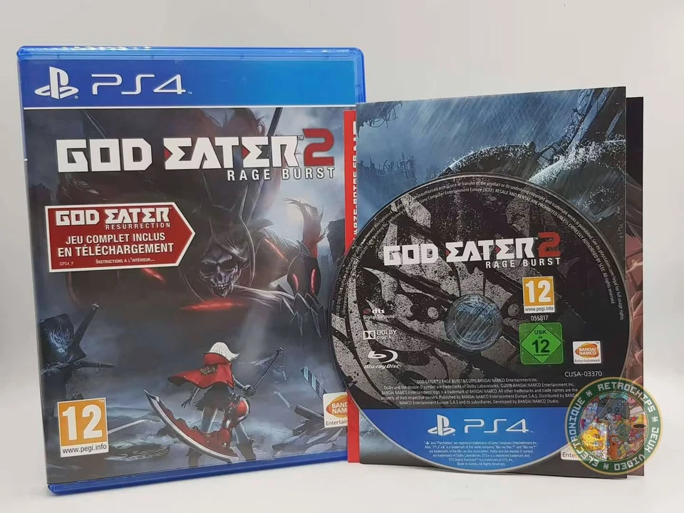 GOD EATER 2 RAGE BURST PS4 BE PAL FR, photo 1 sur 2