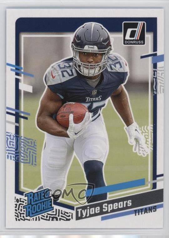 2023 Panini Donruss Rated Rookie Tyjae Spears #396 Rookie RC 1u6