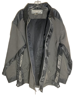RARE Fleshgear motocross heavy zip jacket - vintage - men's size L