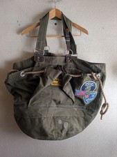 50s US Army Remake Tote Bag Khaki Vintage Military Canvas One of a Kind