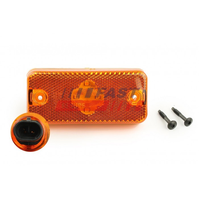 Catadioptre feu latéral en polycarbonate premium pour Iveco Daily et Fiat Ducato