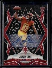 2025 Panini Phoenix #186 Jaylin Lane Black Pandora Prizm #/1