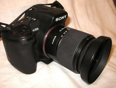 Sony Alpha A300 Digital SLR Camera W/18-70mm AF Lens- Includes Case and extras