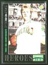 Larry Bird 1992-93 Upper Deck #22 Basketball Heroes: Larry Bird Boston Celtics