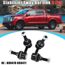 2pcs Front Suspension Sway Bar End Link K80470 K80471 for Nissan Frontier 05-19