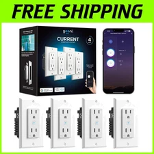 Alexa & Google Home Compatible Outlet, 4 Pack