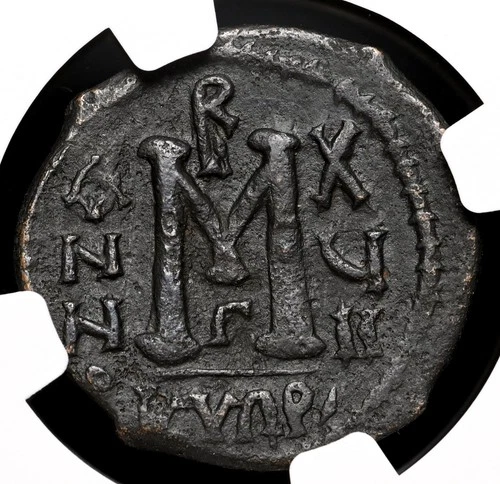 Heraclius, Martina, Heraclius Constantine. AD 610-641, Cyprus, NGC VF