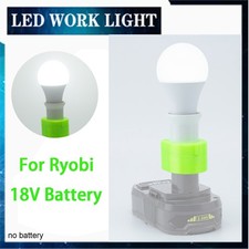 LED Work Light Bulb For Ryobi 18V Lithium-ion Battery Cordless Portable Lamp