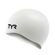 TYR Silicone Swim Cap for Men and Women - Wrinkle-Free, Durable Tear Resistant