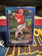 2026 Bowman Coy James 1st Chrome Blue Shimmer #/150 Nationals