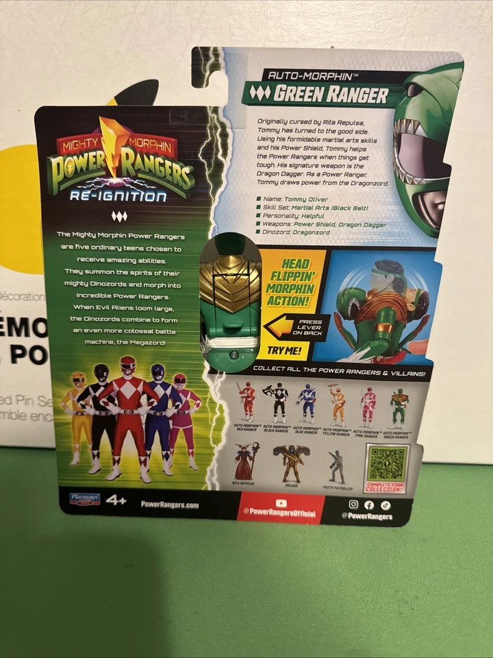 Mighty Morphin Power Rangers Re-Ignition Green Ranger 5" Action Figure - Image 2 of 4