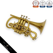 Benge CL Bb Cornet Wind Instrument with Wear and Repair Marks