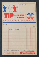 Rechnung LE TIP für den illustrierten Brötchen UNIS France 70